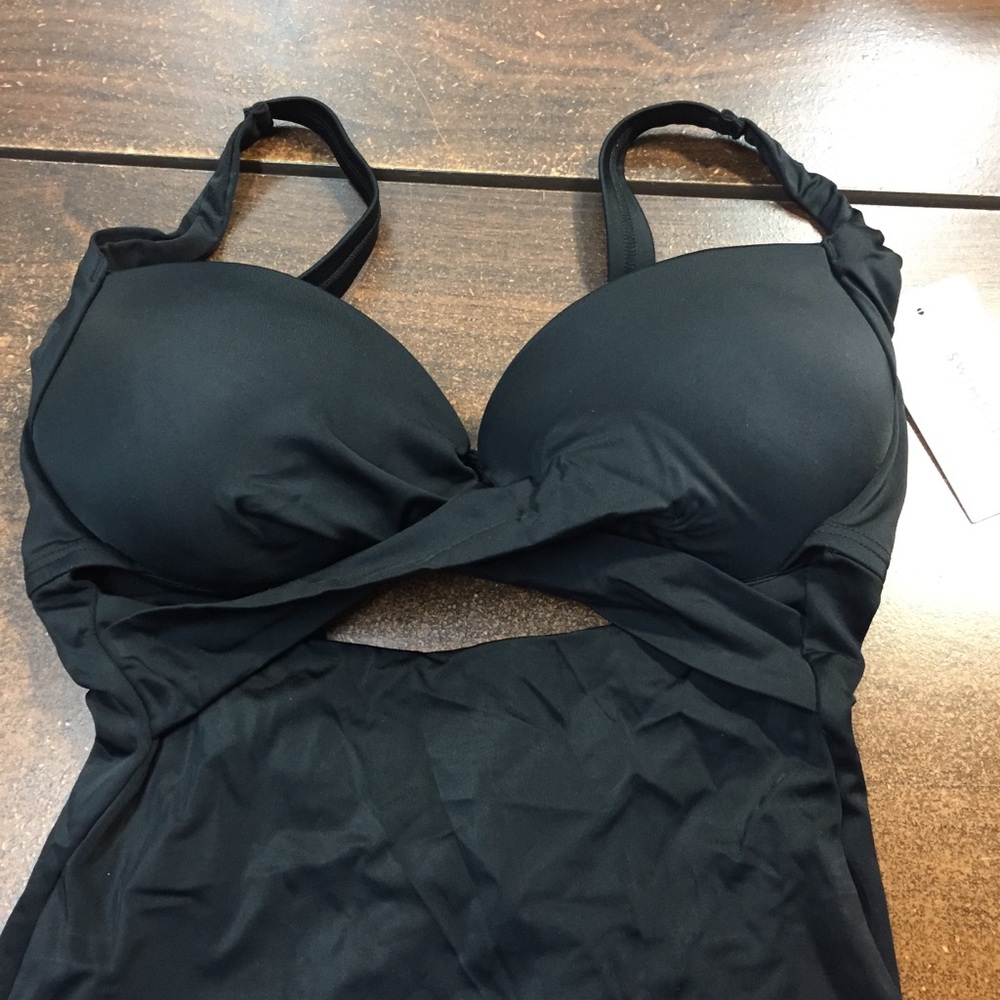 Nwt Swimsuits For All Underwire Cutout Twist One piece - Picture 4 of 5